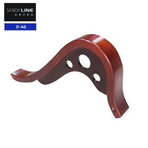 China Reddish Brown Wooden Chair Armrests Easy Installation Removal For Home / Office on sale