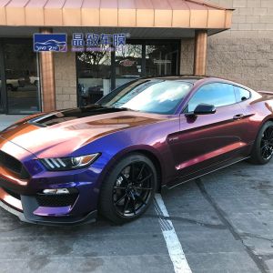 Anti Acid Gloss Roaring Thunder Wrap Blue Red Waterproof Durable