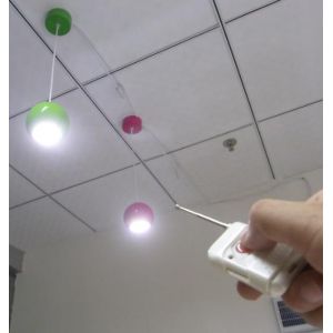 portable  solar power generation with 50 meter remote controller, Apple shape LED bulbs for solar home