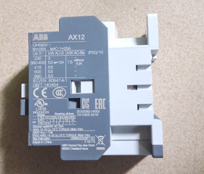 AX12-30-10-80 ABB Ac contactor Compact AC control solution Small and medium