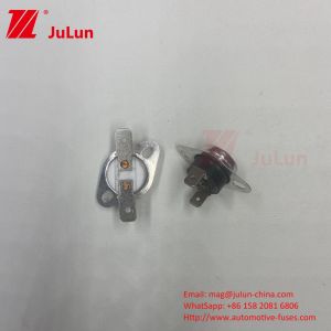 China Hermal Switch Contact AC250VManual Reset Thermal Protector Microwave Ovens Use Over Heat KSD Bimetal Thermostat on sale