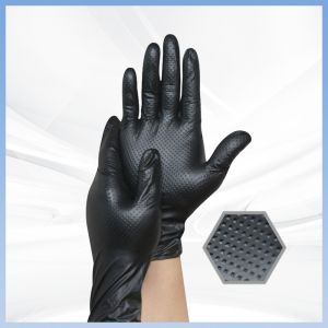 OEM Industrial Mechanical Glove Diamond Grip Textured Hand Custom Pattern Box