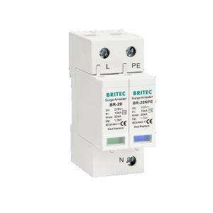 BR-20 1P+1 40kA Singel Phase Type 2 Surge Protection Device surge Arrester Spd