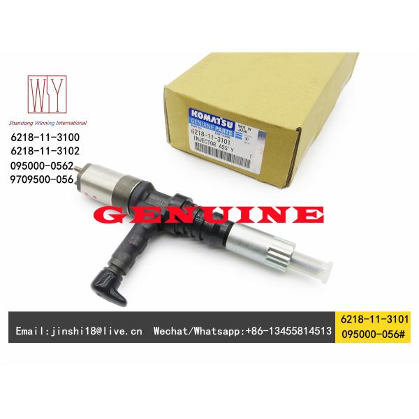 Quality Denso Genuine and New Fuel Injector 095000-0560 095000-0562 9709500-056 for Komatsu 6218-11-3100 6218-11-3102 wholesale