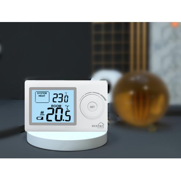 Riseem Temperature Control Wired Heating Room Non Programmable Thermostat for Home Heating 230VAC