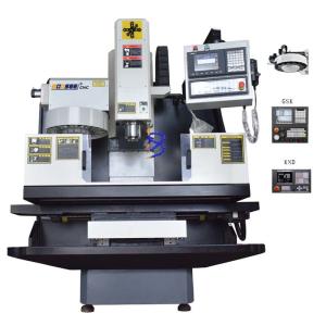 Cheap High Rigidity XYZ Axis CNC VMC Machine Three Axis 400KG Max Load for sale