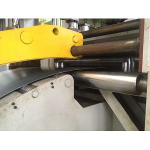 Metal Panel Forming Machine Vertical Shaft Feeder 70~170mm Pass Line