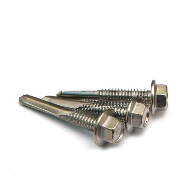 12 - 24 x 25 NSSC 550 Self Drilling Screws , Indented Hexagon Washer Metric Self