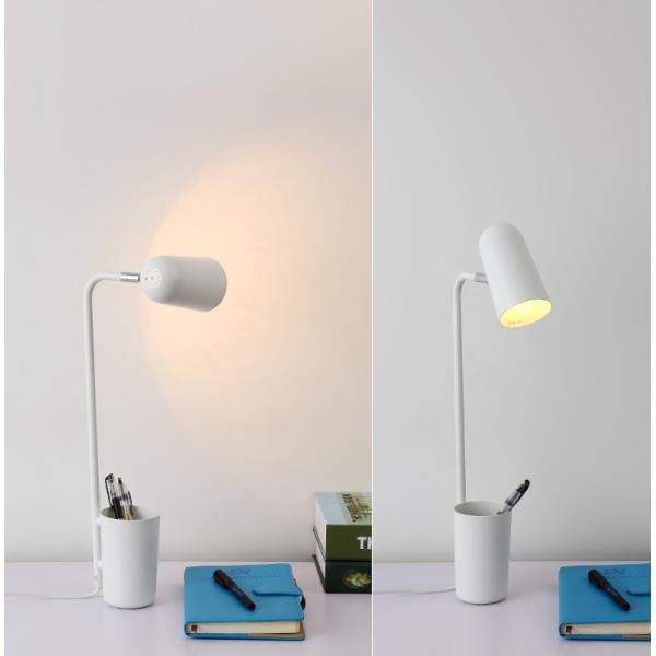 E27 led adjust white black gift school study desk lamp colors Buddy Table Lamp(WH-MTB-227)
