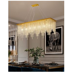 Crystal Chain Ceiling Lights New Lampara Techo for Home Decor guzhen lighting(WH