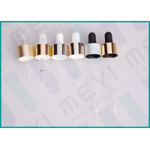 China Anodized Aluminum Multi Color Mini Pipette Droppers 20/410 For Lotion Bottles on sale