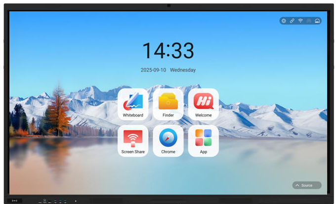 Factory Direct IBoard TE-QS Series Android 14 8+128G Interactive Flat Panel