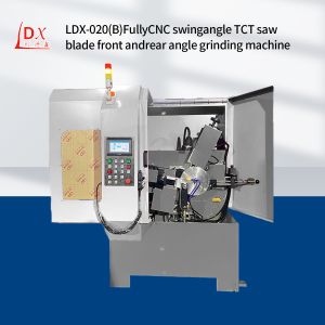 LDX-020B Full CNC Circular Saw Blade Front And Rear Angle Grinding Machine