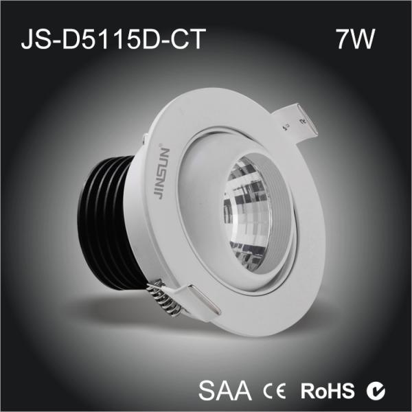 Quality High quality Al6063 made chimney shape heat sink 7W led eyeball cob downlight wholesale