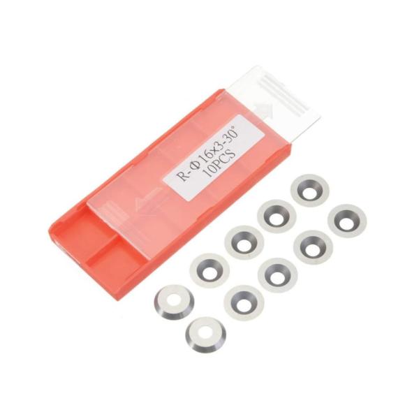Quality 10PCS 16mm Wood turning Cutter Inserts For Carpentry Finisher Or Hollower Lathe wholesale