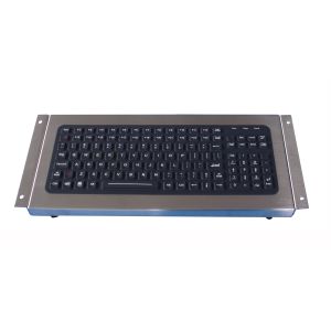 119 keys IP67 silicone industrial keyboard, USB black desktop keyboard