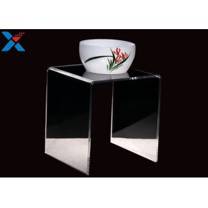 Jewelery Necklace Acrylic Display Stands Clear Plexiglass Display Table