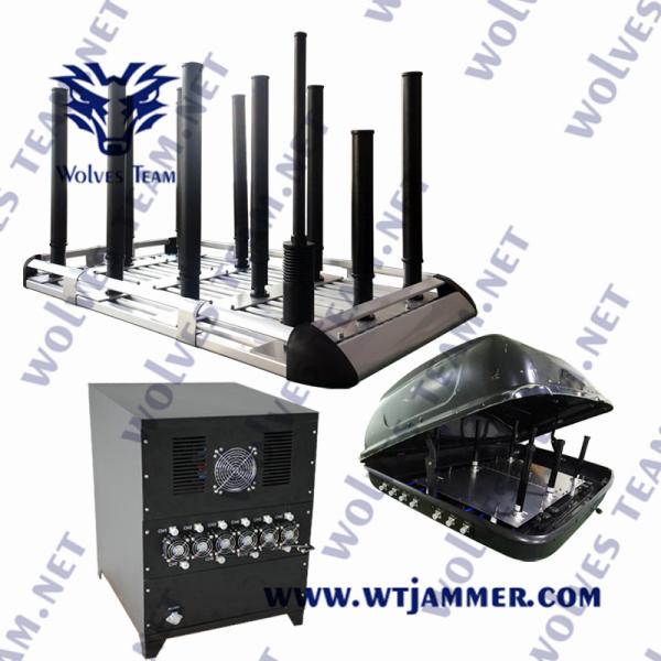 Quality Shockproof All In One Mobile Phone Bomb Signal Jammer Wireless Powerful 1500W Full Bands 20MHz-11GHz Signal Jammer wholesale
