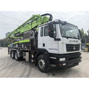 China 2025 Brand-new Zoomlion 43m Concrete Pump Truck with Sitrak Chassis and 5 Sections RZ Fold Boom on sale