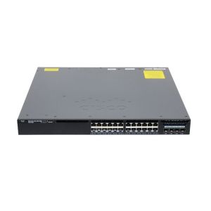 C3850 Series Cisco Network Switch 24 Ethernet POE+ Gigabit Switch WS-C3850-24P-L