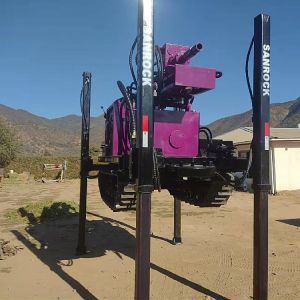 Crawler Water Well Drill Rig Hydraulic Bore Hole Portable Water Well Drilling