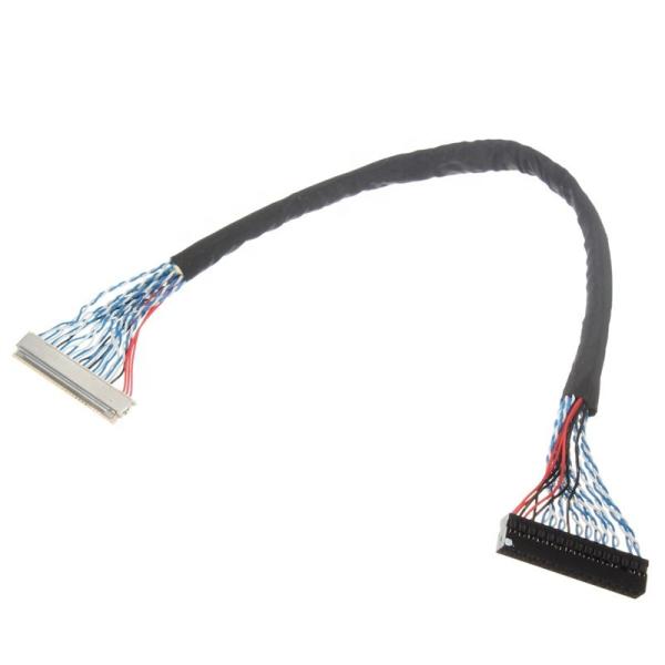 Bronze Tin Plated Terminal LVDS 30 Pin Cable for Custom Electrical Needs in EU