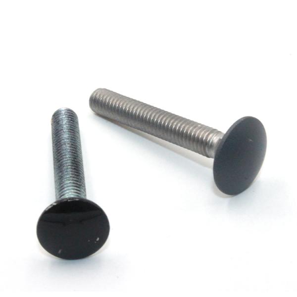 DIN 603 Galvanized Stainless Steel 304 Lock Bolts Nuts M8 Size Mushroom Head Square Neck Cup Socket