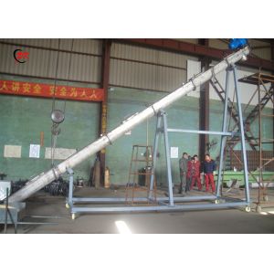 Overloading Tube Auger Screw Conveyor Bulk Materials Carbon Steel