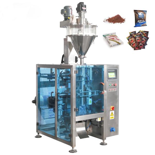 Mechanical Driven Auto Vertical Pouch Sealing Machine Max.220mm Film Roll