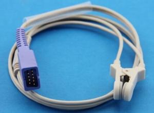 China Compatible Nellcor Oximax Reusable Ear clip spo2 sensor for adult , Oximax, 3m on sale