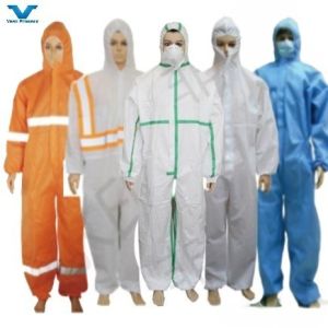 China Non Woven Coverall CE Cat 3 III Type 4/5/6 Safety PPE Protective Microporous Disposable on sale