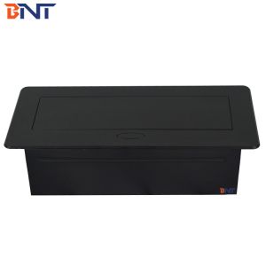 Multimedia conference desktop recessed mounted power socket with usb