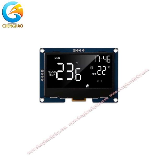 Quality 4 Pin OLED Display Module IIC Interface with 2.42inch 12864 HD Monochrome Display Screen wholesale