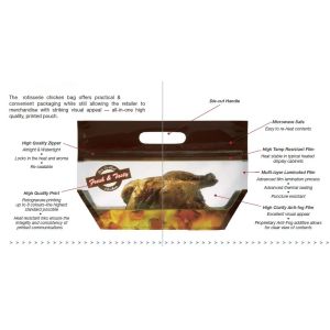 Stand Up Packaging Bag With See-Through Window, k Food Packaging Bag, Gravure