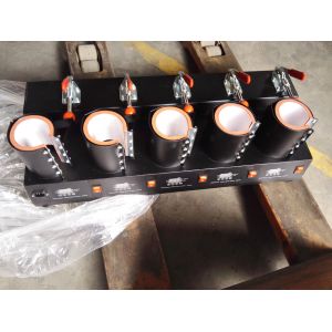 5 In 1 Heat Transfer Machine , Mug Heat Press Machine Full Of Automatic