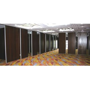 China 6m Height Conference Room Dividers With Melamine Surface Aluminium Track on sale