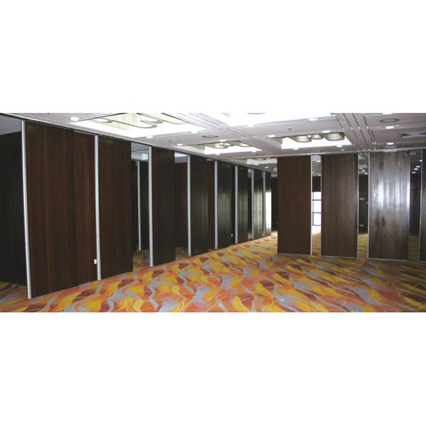 Quality 6m Height Conference Room Dividers With Melamine Surface Aluminium Track wholesale