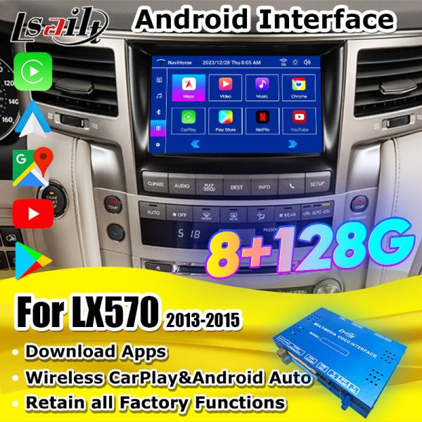 Lsailt CarPlay Android Interface Box for Lexus LX LX570 LX460d 2013-2021 8+128G