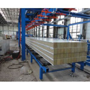 ISO CE PLC Control PU Sandwich Panel Machine With Belt Laminating , Low Noise