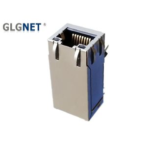 One Port Magnetic Ethernet Jack 10G Base T Transformer Support UPOE+