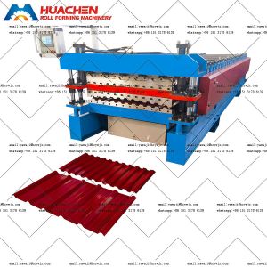 Cheap Ibr And Corrugated Roof Sheet Double Deck Roll Forming Machine for sale
