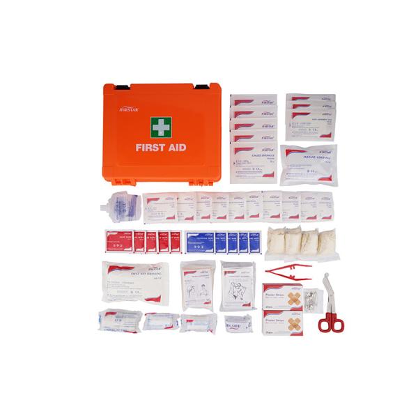 105pcs Wall Mounted First Aid Kit Empty ABS Plastic First Aid Hard Case