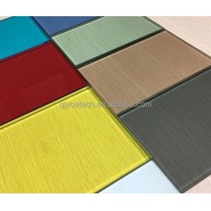 Yellow PVB Laminated Glass for Solid Structure Building Construction Kitchen