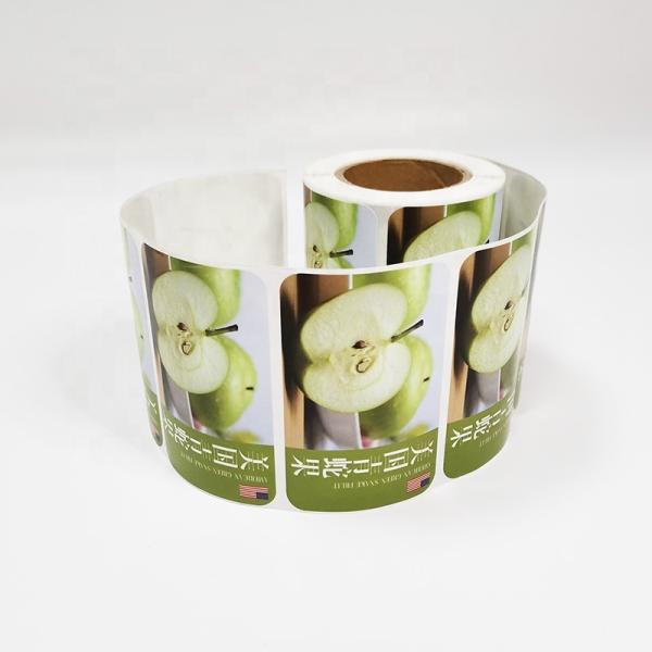 Quality Circle Food Adhesive Labels Film Backing Minimum MOQ 1000pcs wholesale