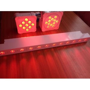 9X10W 4 In 1 DMX Wireless LED Par Lights 5 / 9 Channels Control Channels