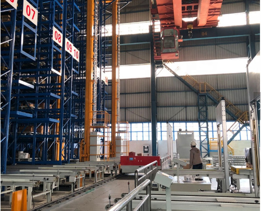 Customized Industrial Storage Racking Systems , ASRS Warehouse System For