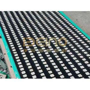 Cemented Chute Wear Liners Wear Resistant Lining Applied In Mining Industry