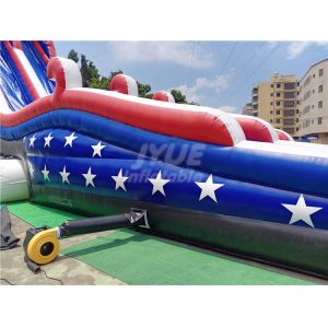 Commercial Large Adult Size Backyard Inflatable Water Slides With Pool