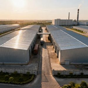 China Q235 Customized Prefabricated Prefab Steel Structure Warehouse for Agricultural Farming and Grain Storage on sale