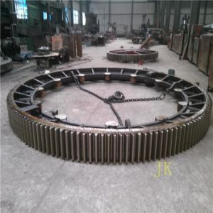 UNI EN ISO 42CrMo4 Rotary Kiln Girth Gear Ring Gear and cement Ball Mill Ring